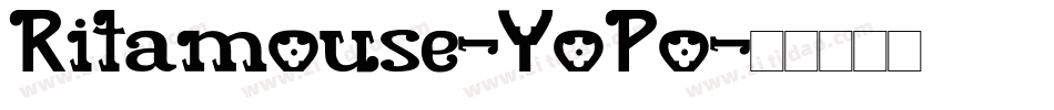 Ritamouse-YoPo字体转换