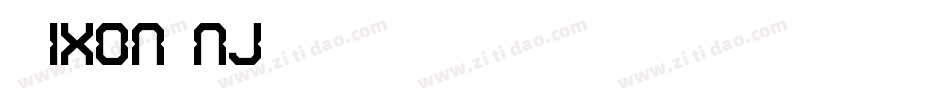 Rixon-nj00字体转换