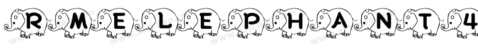 Rmelephant4-lPje字体转换