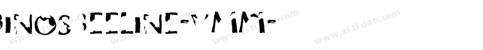 Dinosbeeline-vmmO字体转换