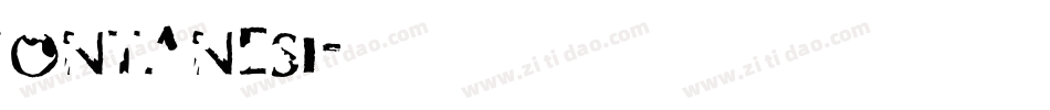 Fontanesi字体转换