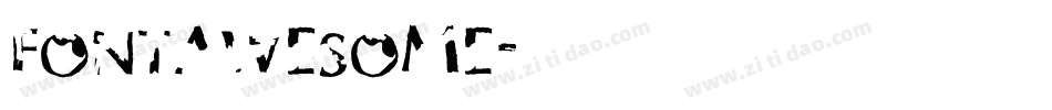 fontawesome字体转换