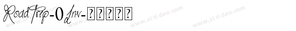 RoadTrip-0Lnv字体转换