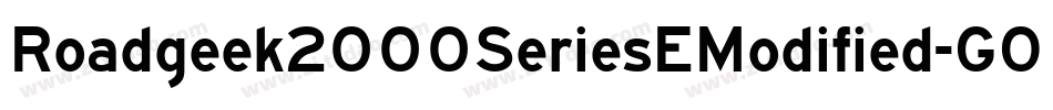 Roadgeek2000SeriesEModified-GOAA字体转换 Roadgeek2000SeriesEModified-GOAA字体转换