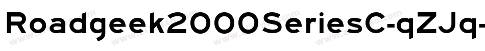 Roadgeek2000SeriesC-qZJq字体转换