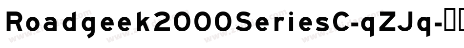Roadgeek2000SeriesC-qZJq字体转换