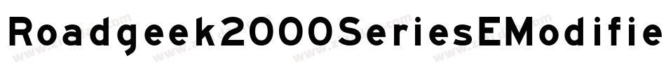Roadgeek2000SeriesEModified-GOAA字体转换 Roadgeek2000SeriesEModified-GOAA字体转换