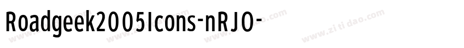Roadgeek2005Icons-nRJO字体转换 Roadgeek2005Icons-nRJO字体转换