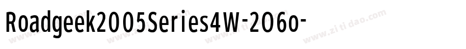 Roadgeek2005Series4W-2O6o字体转换 Roadgeek2005Series4W-2O6o字体转换