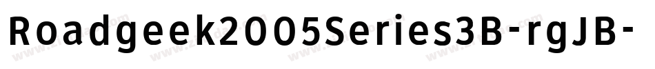 Roadgeek2005Series3B-rgJB字体转换 Roadgeek2005Series3B-rgJB字体转换