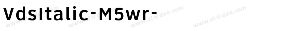 VdsItalic-M5wr字体转换