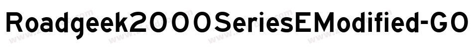 Roadgeek2000SeriesEModified-GOAA字体转换 Roadgeek2000SeriesEModified-GOAA字体转换