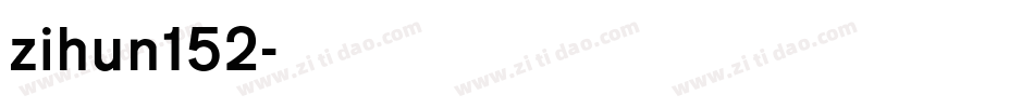 zihun152字体转换