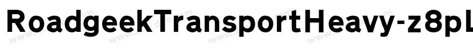 RoadgeekTransportHeavy-z8pL字体转换