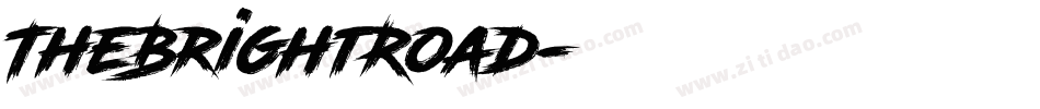TheBrightRoad字体转换