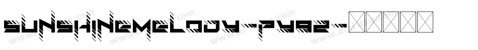 SunshineMelody-PY9Z字体转换