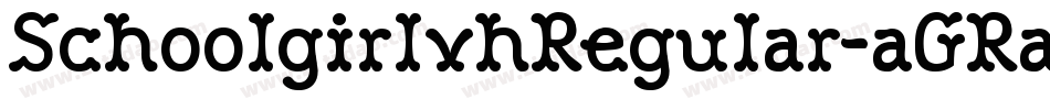 SchoolgirlvhRegular-aGRa字体转换