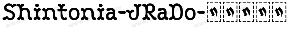 Shintonia-JRaDo字体转换