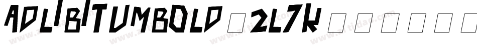 AdlibitumBold-2l7K字体转换
