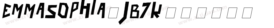EmmaSophia-JB7K字体转换