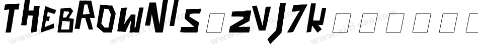 TheBrownis-ZVJ7K字体转换