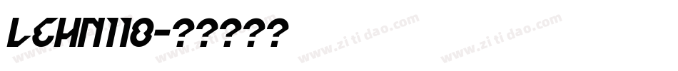 LEHN118字体转换