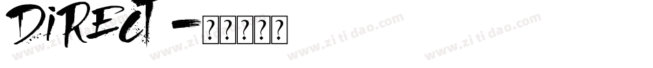 DIRECT字体转换
