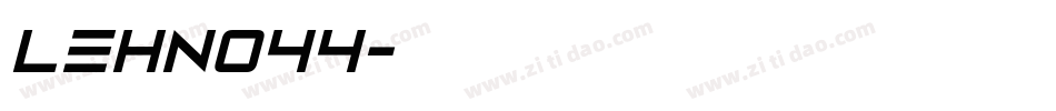 LEHN044字体转换