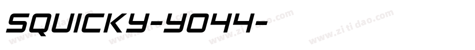 Squicky-Y044字体转换