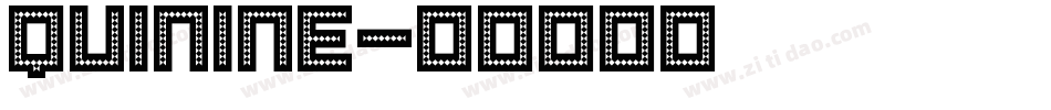 QUININE字体转换