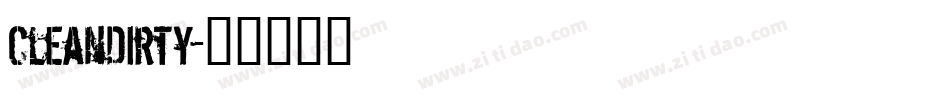 CleanDirty字体转换
