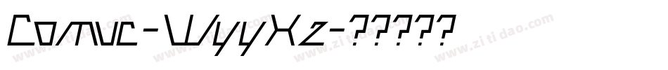 Comuc-WyyXz字体转换