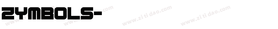Zymbols字体转换