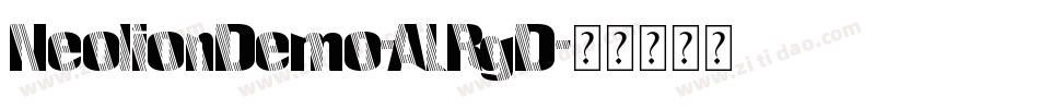NeolionDemo-ALRgD字体转换