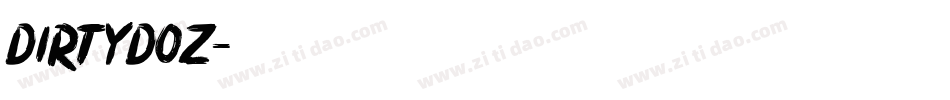 DIRTYDOZ字体转换