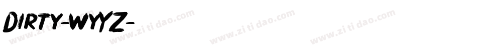 Dirty-wyYZ字体转换