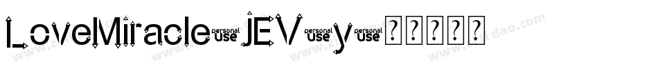 LoveMiracle-jEV8y字体转换