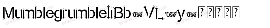 MumblegrumbleIiBb-VL8y字体转换