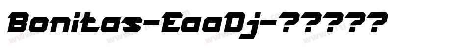 Bonitas-EaaDj字体转换