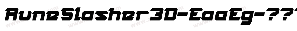 RuneSlasher3D-EaaEg字体转换