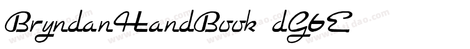 BryndanHandBook-dG6E字体转换