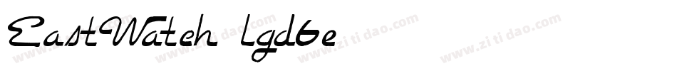 EastWatch-lgd6e字体转换