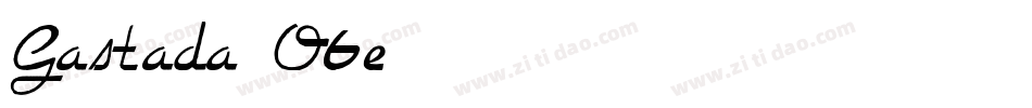 Gastada-O6e字体转换