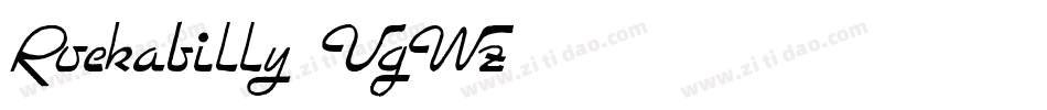 Rockabilly-VgWz字体转换