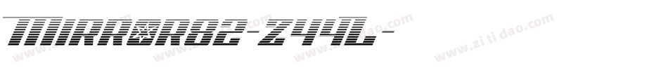 Mirror82-z44L字体转换