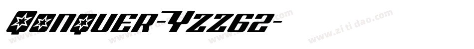 Qonquer-Yzz62字体转换