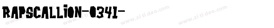 Rapscallion-q341字体转换
