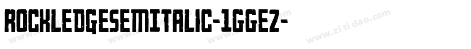 RockledgeSemItalic-1GGeZ字体转换 RockledgeSemItalic-1GGeZ字体转换