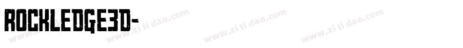 rockledge3d字体转换