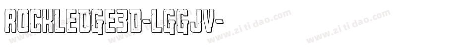 Rockledge3D-lggjV字体转换